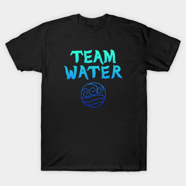 Team Water. T-Shirt by hybridgothica